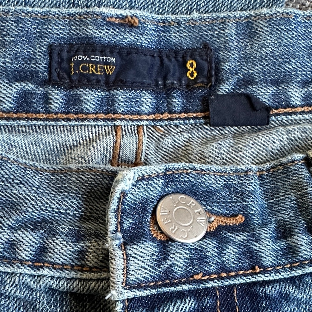 J.Crew Women’s Vintage Indigo Denim Pants - Size 8